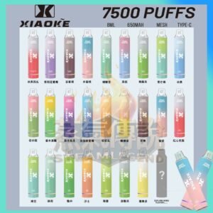 XIAOKE梟客拋棄式7000口一次性電子煙